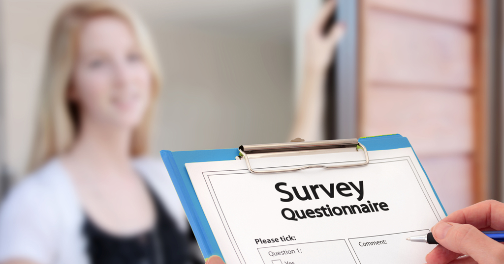 Types of questionnaires - Face-to-face questionnaire