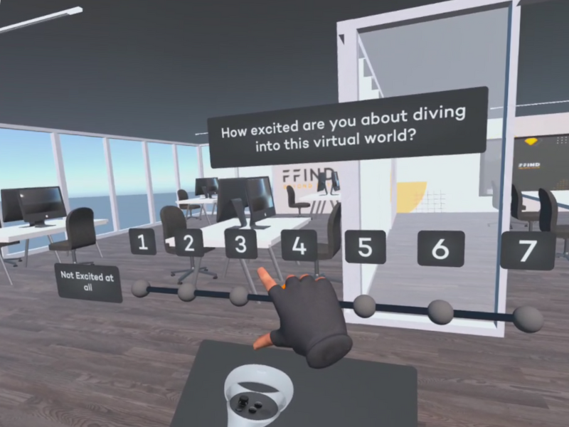 Intervista immersiva con VR