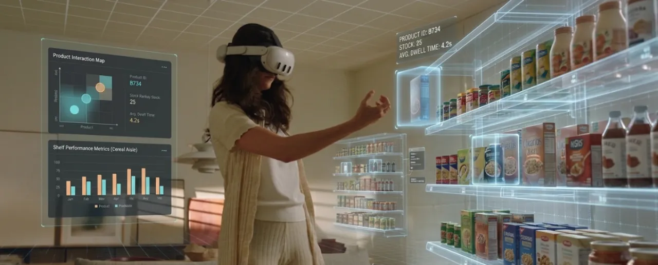 shelf test in virtual reality