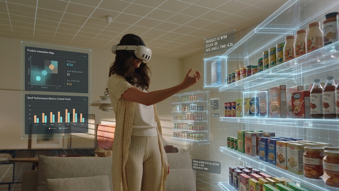 shelf test in virtual reality